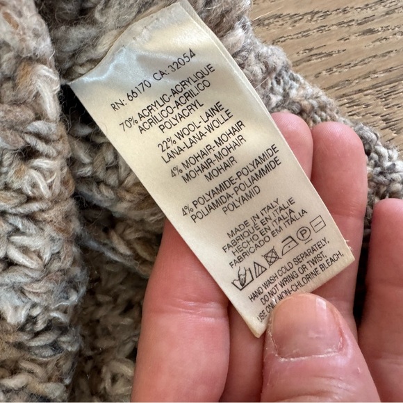 MOTH Anthropologie Balloon Sleeve Sweater - Small Tan $175 - Picture 5 of 5